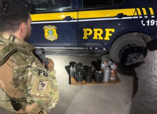 Polícia Rodoviária Federal apreende 400 kg de mercúrio em Roraima