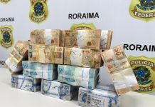 PF prende dois homens com R$ 1 milhão em dinheiro vivo por suspeita de lavagem em Roraima