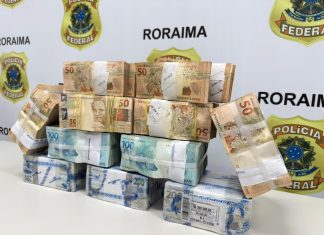 PF prende dois homens com R$ 1 milhão em dinheiro vivo por suspeita de lavagem em Roraima