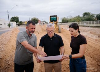 Prefeito Zeitoune acompanha obras de duplicação da Av. Venezuela
