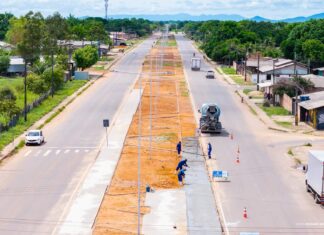 Nova praça linear na avenida dos Trabalhadores amplia área de lazer para moradores do Laura Moreira