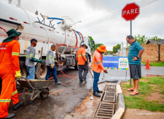 Limpeza de canais de drenagem e ruas retira mais de 700 toneladas de resíduos em Boa Vista