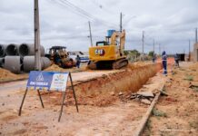 Obras de drenagem chegam ao Monte Cristo