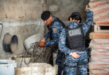 Operação fiscaliza sucatões e apreende cobre suspeito de origem ilegal em Boa Vista