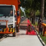 Prefeitura inicia revitalização de ciclovia na Capitão Júlio Bezerra em Boa Vista