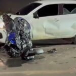 Motociclista fica ferido após colisão em cruzamento no Caimbé