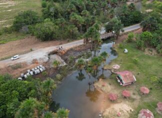 DNIT inicia obra de galeria de concreto na BR-432 no igarapé Santa Cecília para substituir ponte de madeira igarapé santa cecília