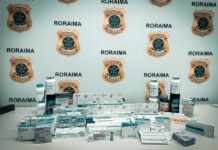 PF prende dois suspeitos com anabolizantes e medicamentos contrabandeados no Aeroporto de Boa Vista