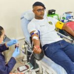 Guarda Municipal de Boa Vista realiza campanha de doação de sangue no Hemoraima após baixa nos estoques