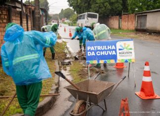 Prefeitura intensifica limpeza de bueiros e capina durante período chuvoso em Boa Vista