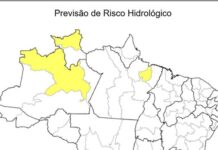 Cemaden aponta risco moderado de alagamentos e enxurradas em Roraima nesta segunda-feira (25)