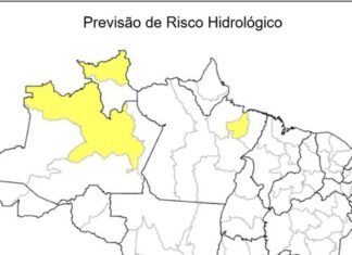 Cemaden aponta risco moderado de alagamentos e enxurradas em Roraima nesta segunda-feira (25)