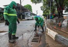 Com chegada do período de chuvas, Prefeitura intensifica cuidados com escoamento da cidade