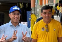Arthur Henrique e Soldado Sampaio votam e destacam apoio recebido durante a campanha