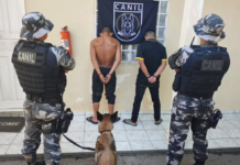 Polícia prende homem que tentou fugir de abordagem e encontra skunk escondido em máquina de lavar em Bonfim homem preso skunk bonfim