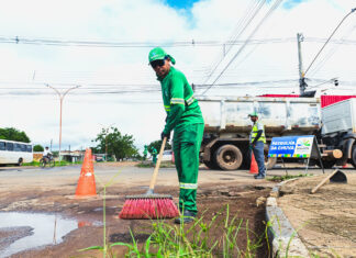 Patrulha da Chuva intensifica ações de limpeza e desobstrução em bairros de Boa Vista patrulha da chuva limpeza boa vista