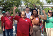 Nelita Frank vota e critica não ter o nome na urna
