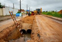 Obra de drenagem resolve 49º ponto crítico de alagamento de Boa Vista, no Joquéi Clube