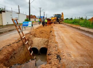 Obra de drenagem resolve 49º ponto crítico de alagamento de Boa Vista, no Joquéi Clube