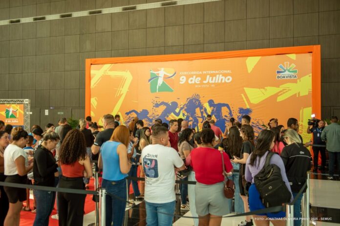 Inscritos na Corrida 9 de Julho poderão retirar kits entre 29 de junho e 1º de julho em Boa Vista