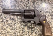 Suspeito é preso com cocaína e arma escondida em casinha de cachorro no Laura Moreira arma de fogo