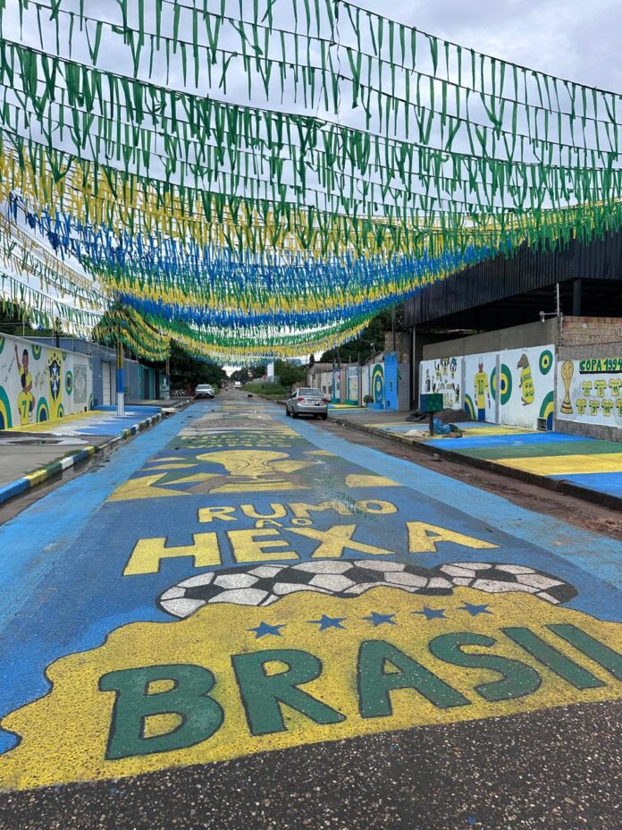 Rua Prof Macedo decorada