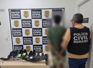 Homem é preso após furtar duas residências nos bairros Buritis e Pricumã em Boa Vista Prisão PCRR