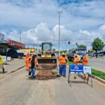 Operação tapa-buraco chega à Avenida das Guianas, uma das mais movimentadas de Boa Vista