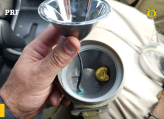 Homem é preso com 28g de ouro ilegal escondido dentro de lanterna na BR-401 PRF apreensão