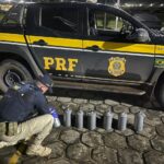 PRF apreende 253 kg de mercúrio transportados ilegalmente na BR-401, no Cantá mercúrio PRF