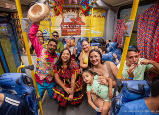 Ônibus do Forró leva clima do Boa Vista Junina às ruas e abre programação especial do arraial