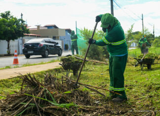 Prefeitura intensifica serviços de limpeza das ruas e revitalização de ciclovias em Boa Vista