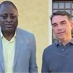 Flávio Bolsonaro reafirma candidatura de Hélio Lopes ao Senado por Roraima