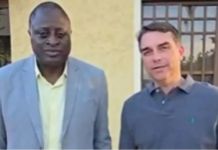 Flávio Bolsonaro reafirma candidatura de Hélio Lopes ao Senado por Roraima
