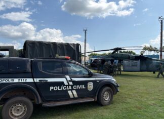 Queda de helicóptero na divisa entre Roraima e Amazonas deixa dois mortos helicóptero