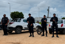 EMHUR desocupa área ocupada por barracas em frente à Polícia Federal, em Boa Vista