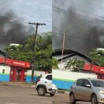 Princípio de incêndio é controlado na Escola Maria das Dores Brasil, no 13 de Setembro incêndio