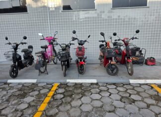 Homem é preso com bicicleta furtada no HGR e polícia encontra outras quatro e 11 carcaças bicicletas elétricas homem hgr