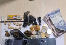 Venezuelana é presa por tráfico de drogas após indicar segundo esconderijo de entorpecentes em Rorainópolis drogas mulher venezuelana