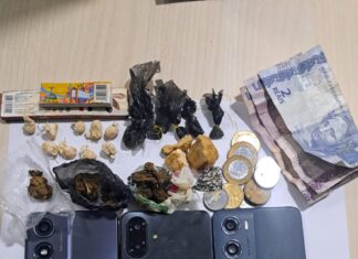 Venezuelana é presa por tráfico de drogas após indicar segundo esconderijo de entorpecentes em Rorainópolis drogas mulher venezuelana