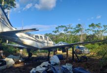 Forças de segurança destroem avião usado para abastecer garimpo ilegal em Caroebe Forças de segurança destroem avião usado para abastecer garimpo ilegal em Caroebe