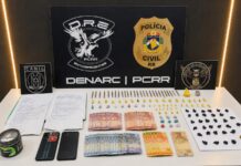Polícia prende quatro venezuelanos em ponto de tráfico na ‘Favelinha’, em Boa Vista POLÍCIA DROGAS TRÁFICO FAVELINHA
