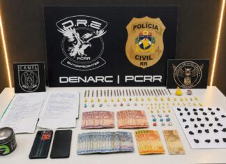 Polícia prende quatro venezuelanos em ponto de tráfico na ‘Favelinha’, em Boa Vista POLÍCIA DROGAS TRÁFICO FAVELINHA