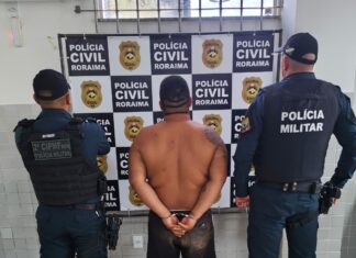 Foragido por tentativa de homicídio conhecido como ‘Chicó’ é preso em Caracaraí homem