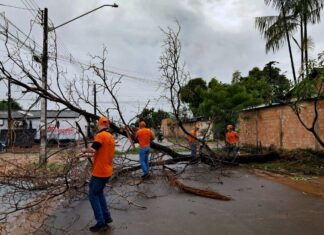 Temporal mobiliza Defesa Civil, provoca ocorrências em Boa Vista e afeta programação do Arraial no Parque Anauá