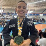 Roraimense de 7 anos conquista ouro no Norte Brasileiro de Jiu-Jitsu em Manaus