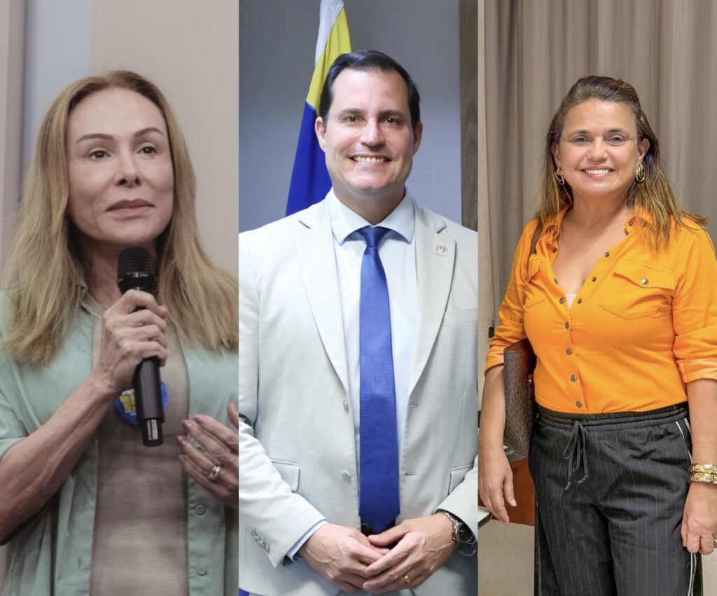 Teresa Surita (MDB), Nicoletti (PL) e Helena Lima (PSD).