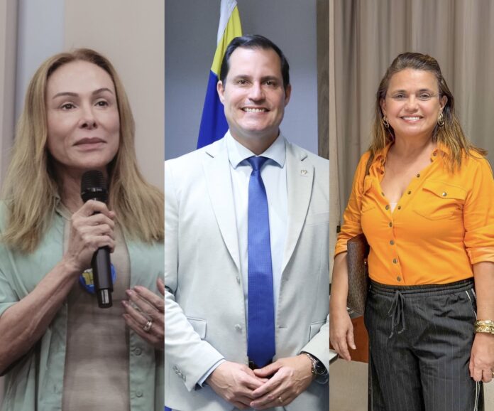 74A480FE-C671-45C1-910C-9CE5F54D6E27 Teresa Surita (MDB), Nicoletti (PL) e Helena Lima (PSD).