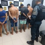 Quatro pessoas são presas em ponto de venda de drogas no bairro Centenário em Boa Vista Quatro pessoas são presas em ponto de venda de drogas no bairro Centenário