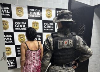 Mulher é presa com 21 porções de crack e simulacros de arma em Boa Vista